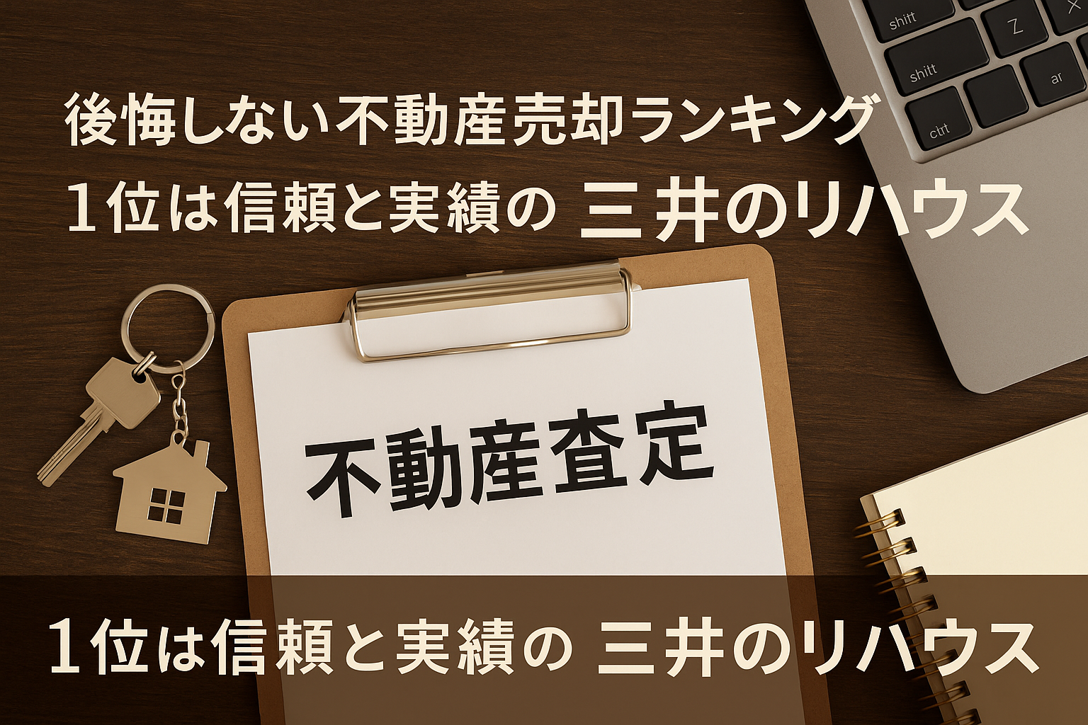不動産売却のプロが選ぶ査定サービスTOP5|1位は成約実績No.1の三井のリハウス