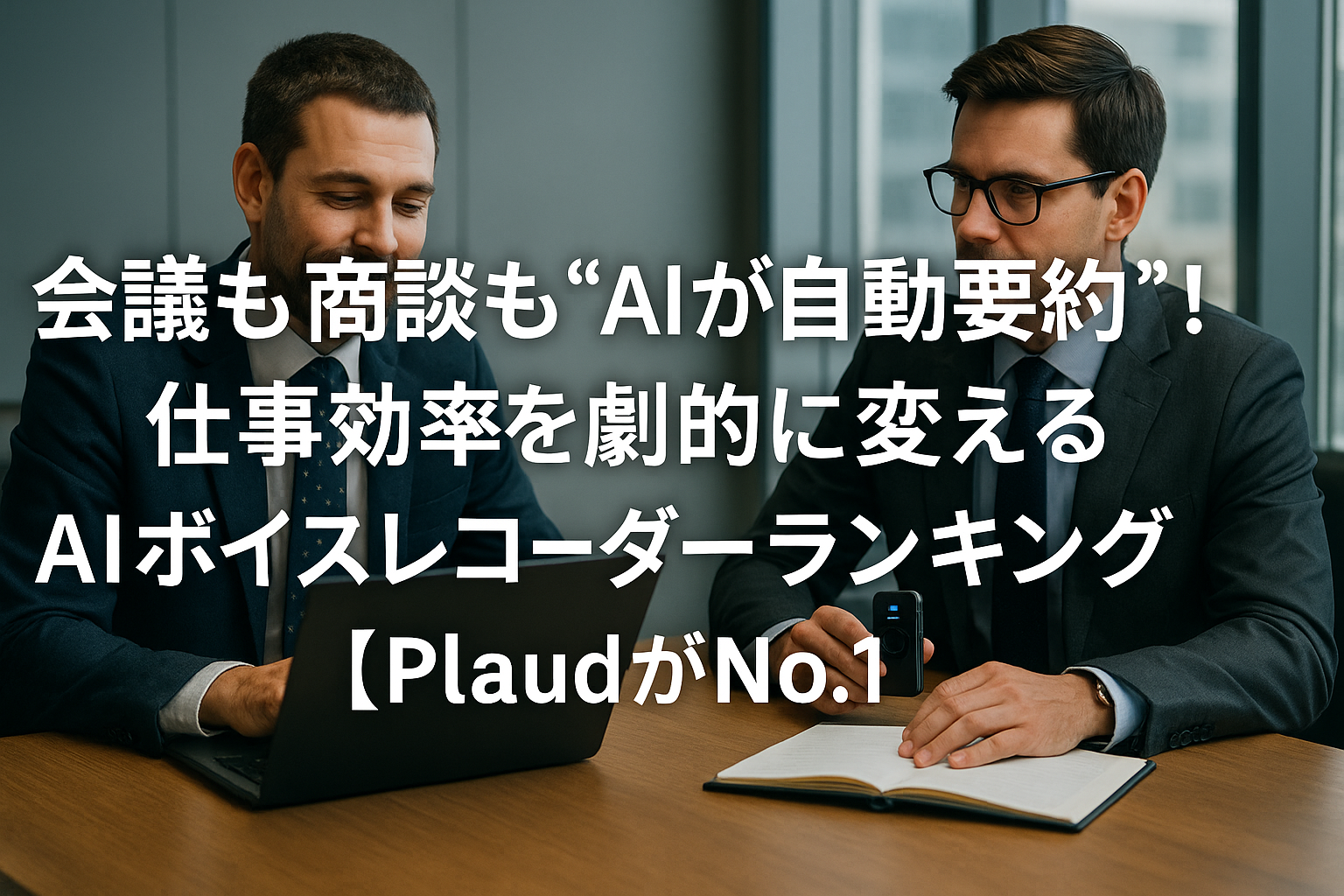 会議も商談も“AIが自動要約”！仕事効率を劇的に変えるAIボイスレコーダーランキング【PlaudがNo.1】