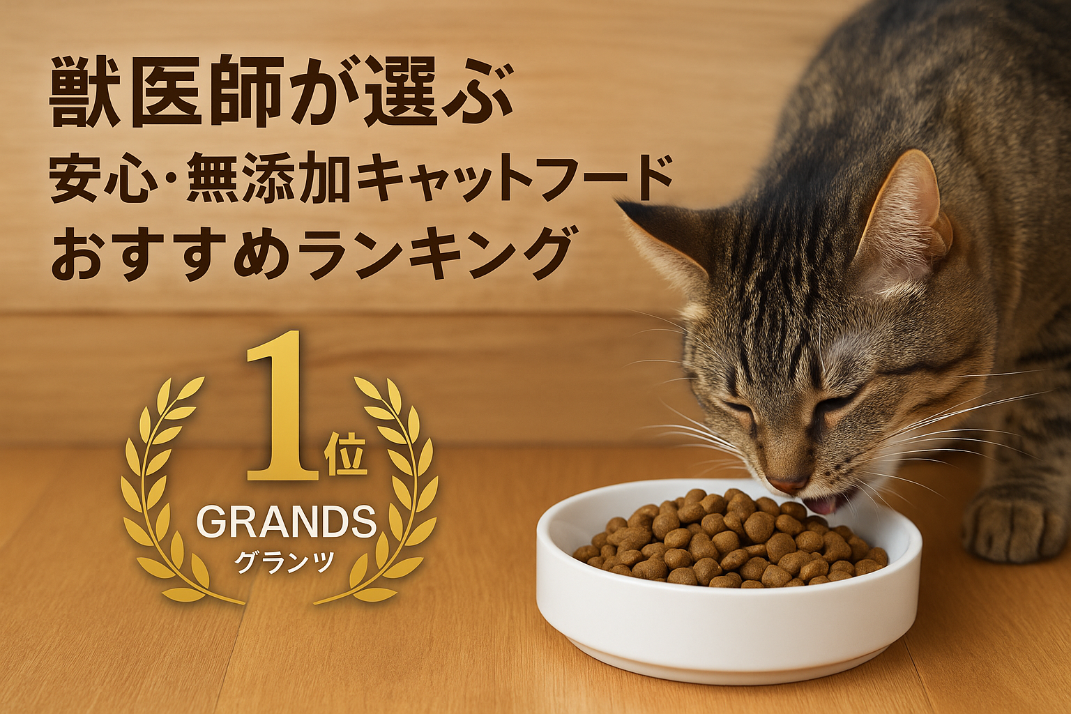 獣医師が選ぶ！安心・無添加キャットフードおすすめランキング｜1位は「GRANDS（グランツ）」