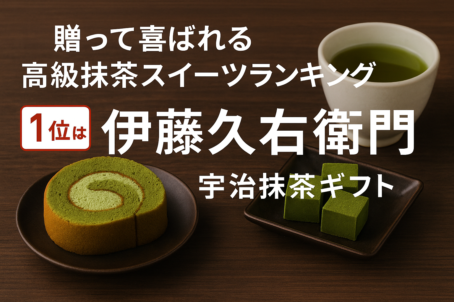 贈って喜ばれる高級抹茶スイーツランキング｜1位は「伊藤久右衛門」宇治抹茶ギフト