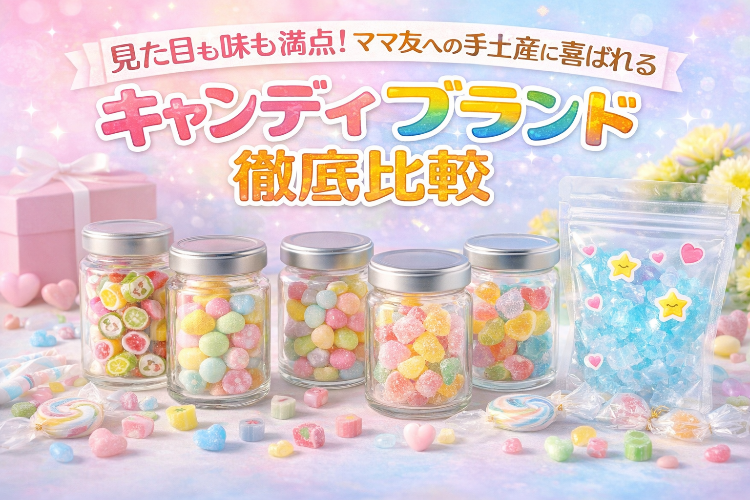 見た目も味も満点！ママ友への手土産に喜ばれるキャンディブランド徹底比較