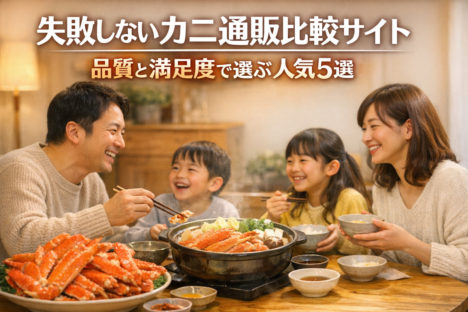 失敗しないカニ通販比較サイト｜品質と満足度で選ぶ人気5選