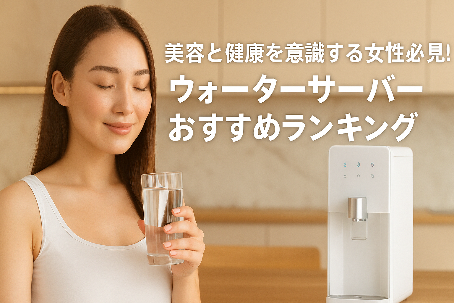 美容と健康を意識する女性必見！ウォーターサーバーおすすめランキング
