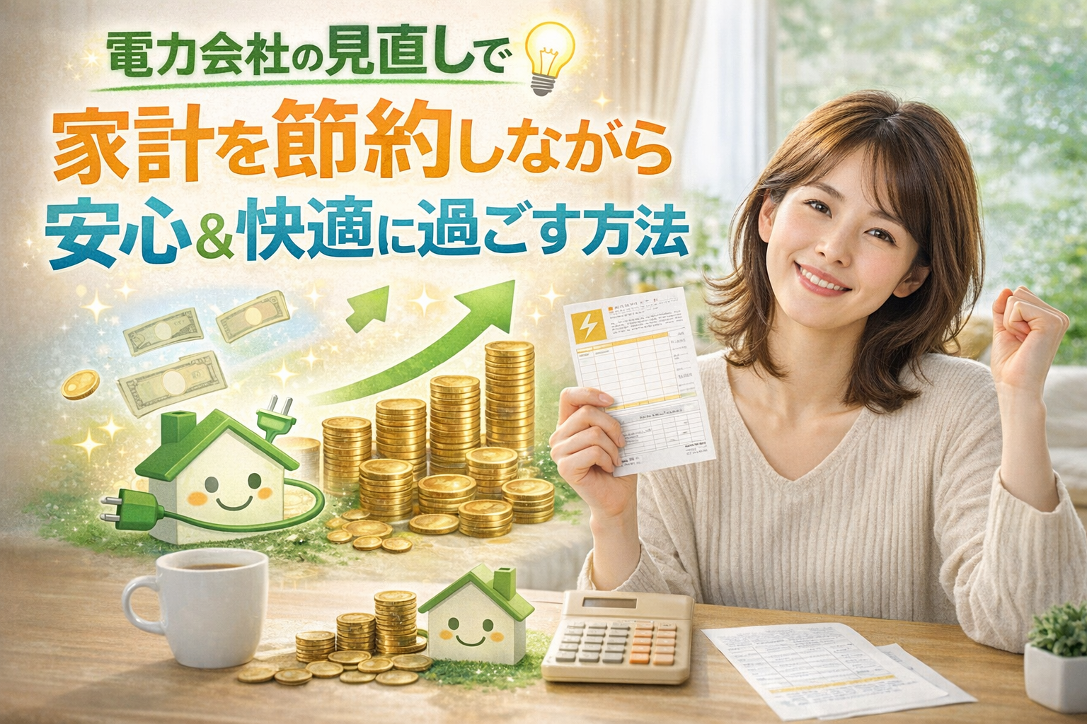 電力会社の見直しで家計を節約しながら安心＆快適に過ごす方法